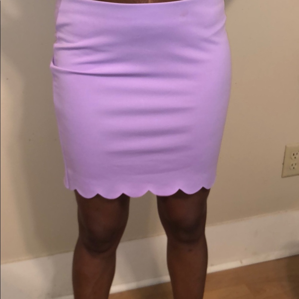 Scallop Purple Skirt